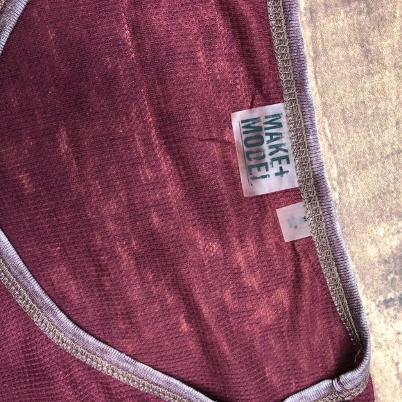 MAKE + MODEL LONG Sleeves Thermal Pajama set Nordstrom - Picture 4 of 8